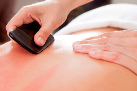 Гуаша спины